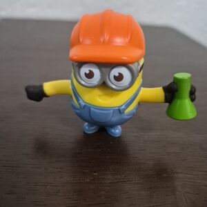 2019 Mcdonald's The Rise Of Gru Minion Construction Dave Happy Meal Toy